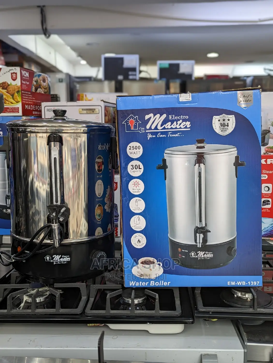 Electro Master Water Boiler 30ltrs EM-WB-1397