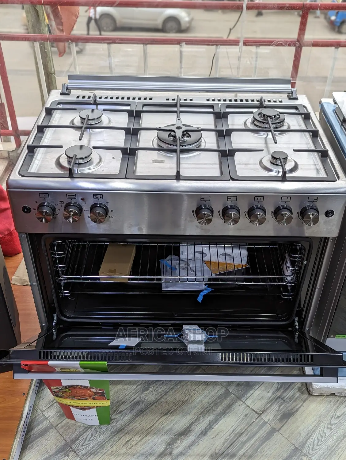 Von 5plates Gas Standing Cooker F9S50E2.1LRF.1