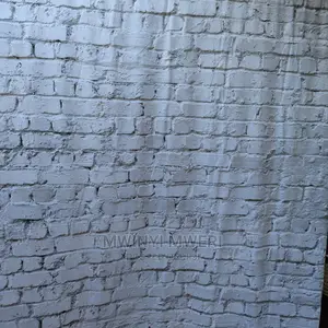 White Brick 15*2m Printed Wrinkle Free Cloth Backdrop