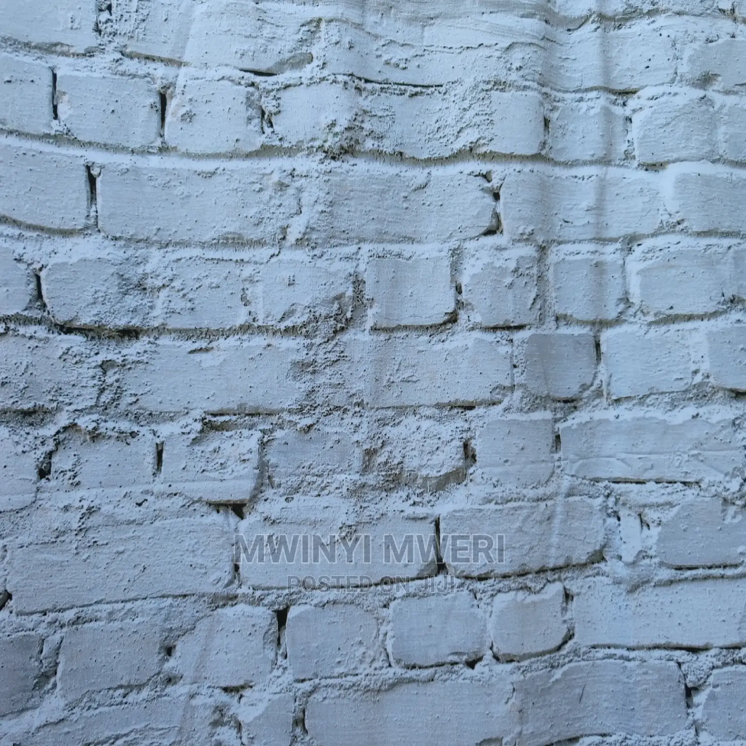 White Brick 15*2m Printed Wrinkle Free Cloth Backdrop