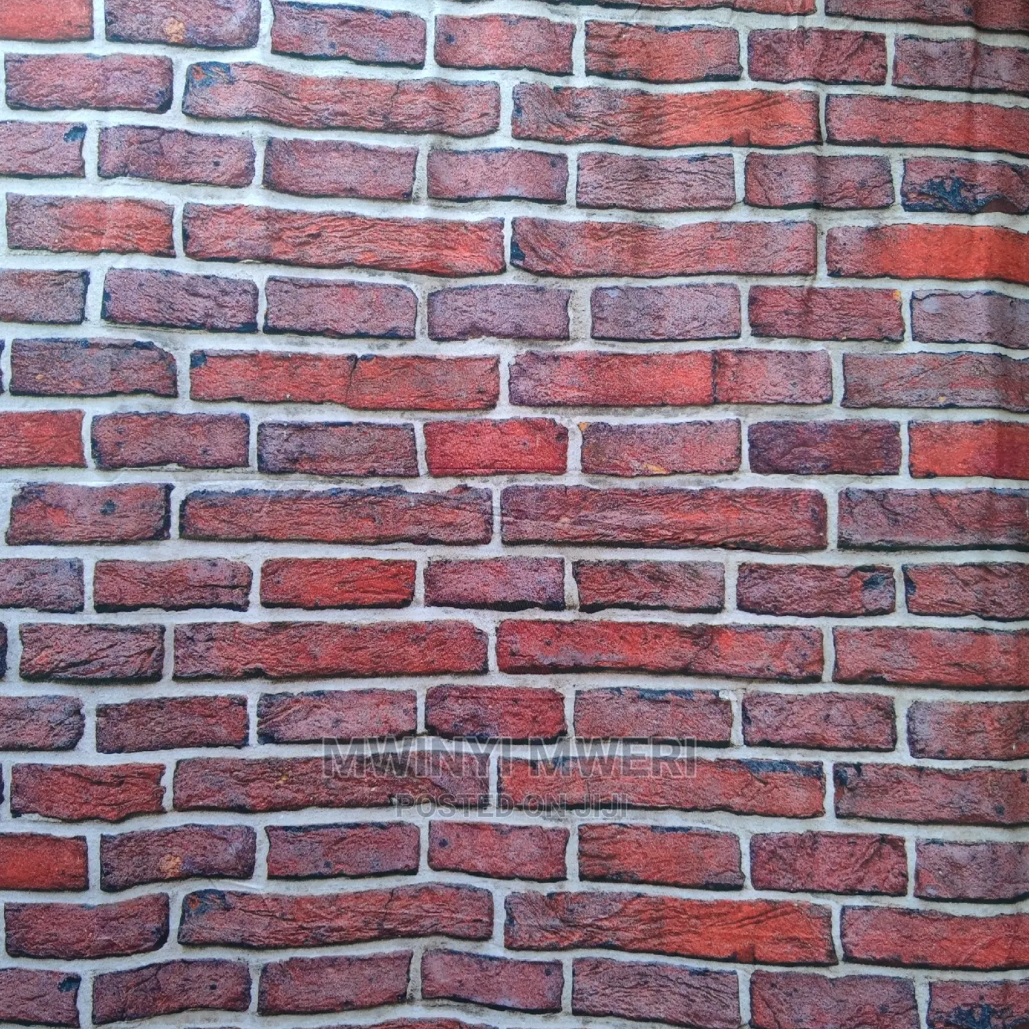 Red Brick 15*2m Printed Wrinkle Free Cloth Backdrop