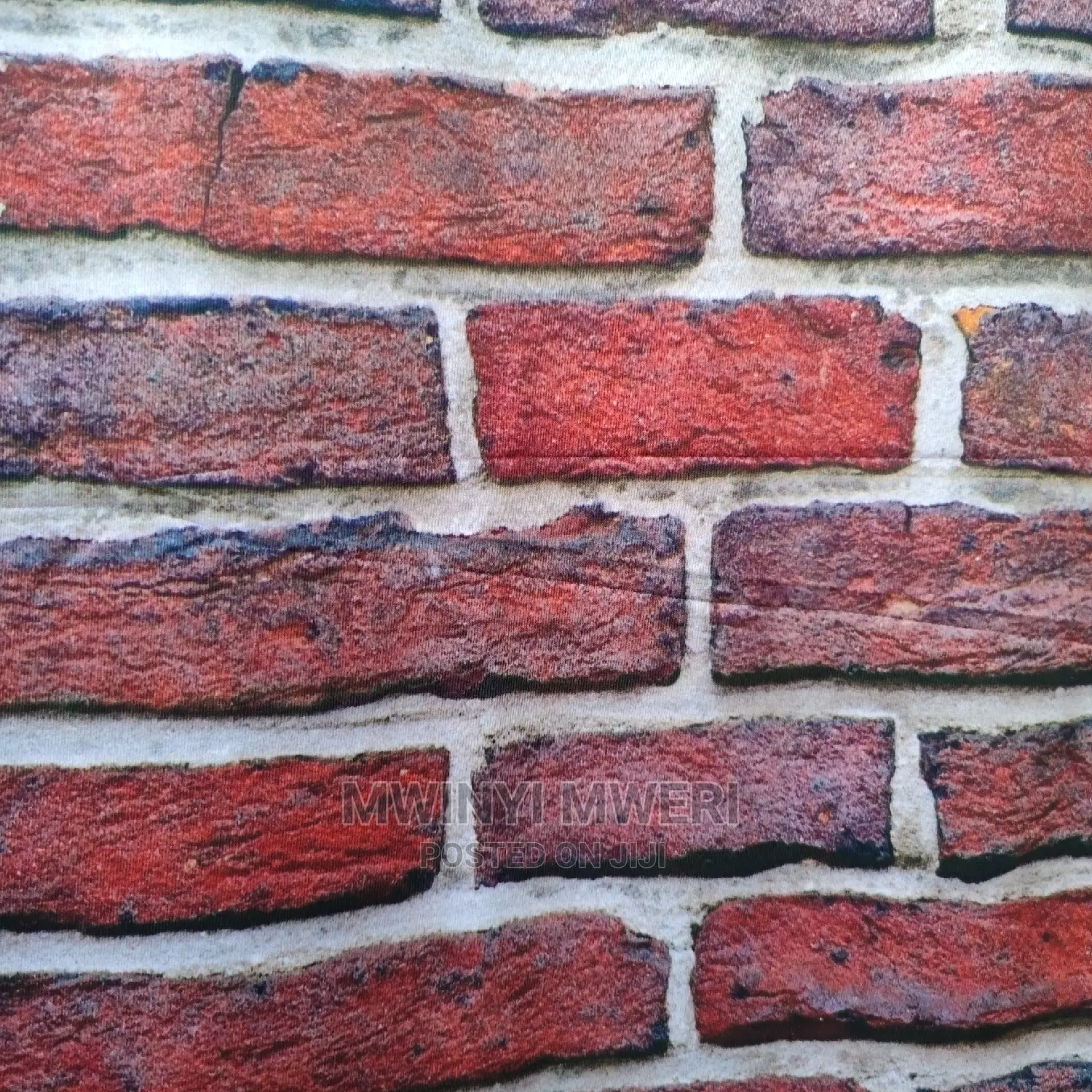 Red Brick 15*2m Printed Wrinkle Free Cloth Backdrop