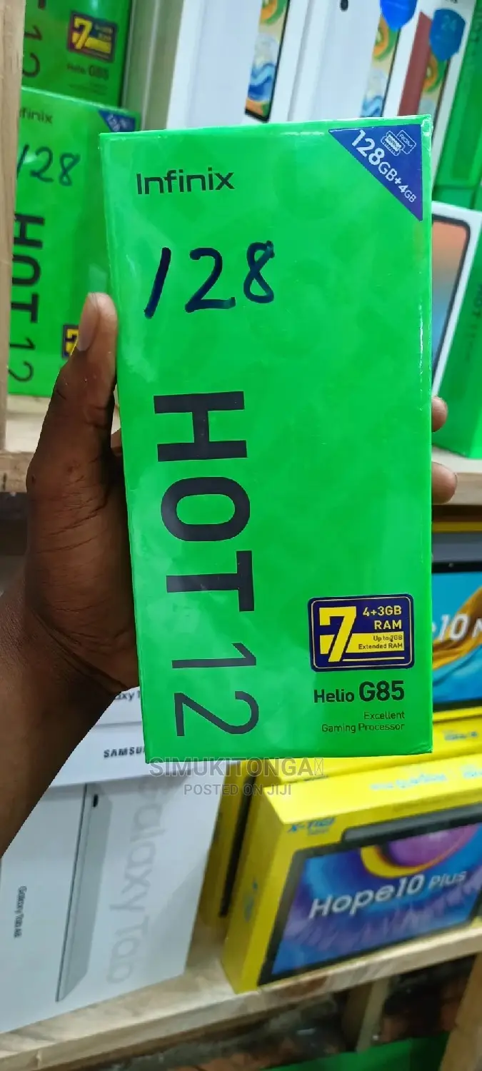 New Infinix Hot 12 128 GB Black