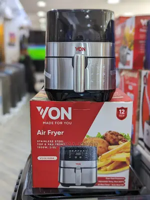 Von Air Fryer VSYA35BBK 3.5ltrs