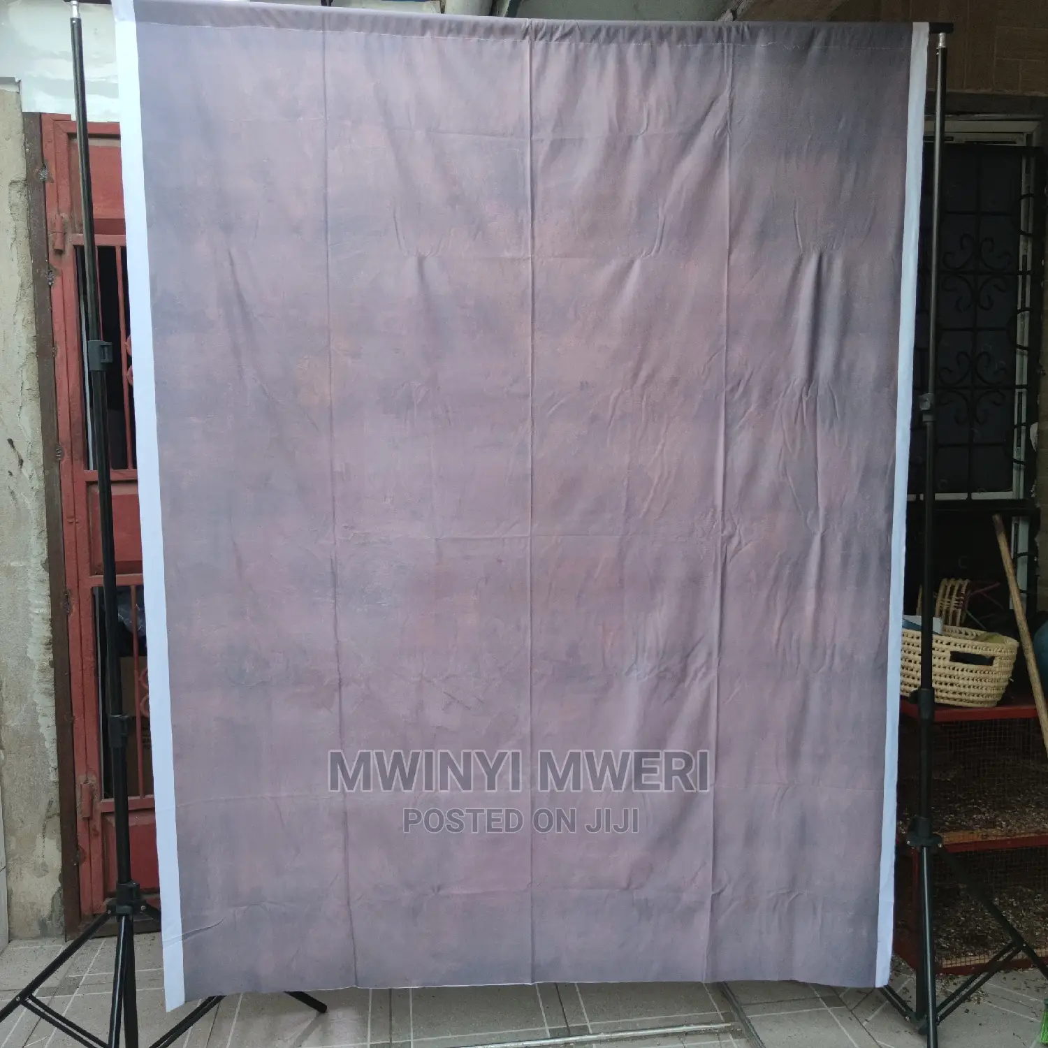 Brown Mud Texture 1.5*2m Printed Wrinkle Free Cloth Backdrop