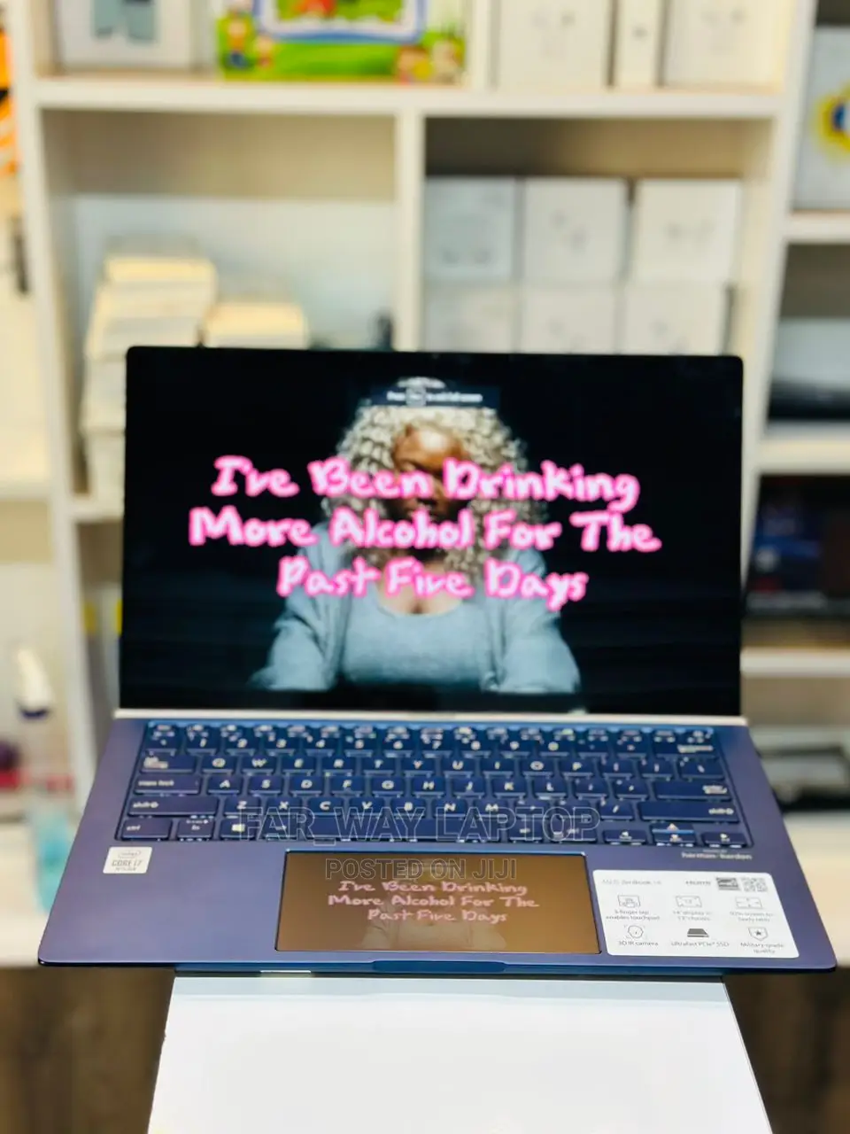 New Laptop Asus Zenbook 14 UX434 16GB Intel Core I7 SSD 256GB