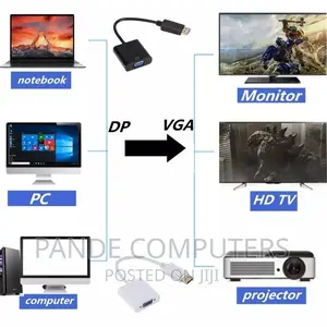Display Port to VGA Adapter