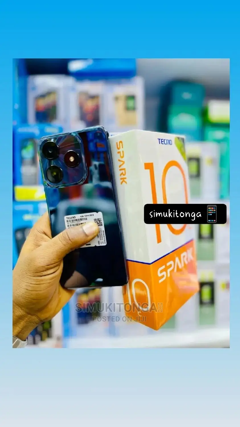 New Tecno Spark 10C 128 GB Black