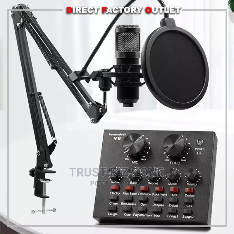 Professional Studio Microphone Condenser Kit Set