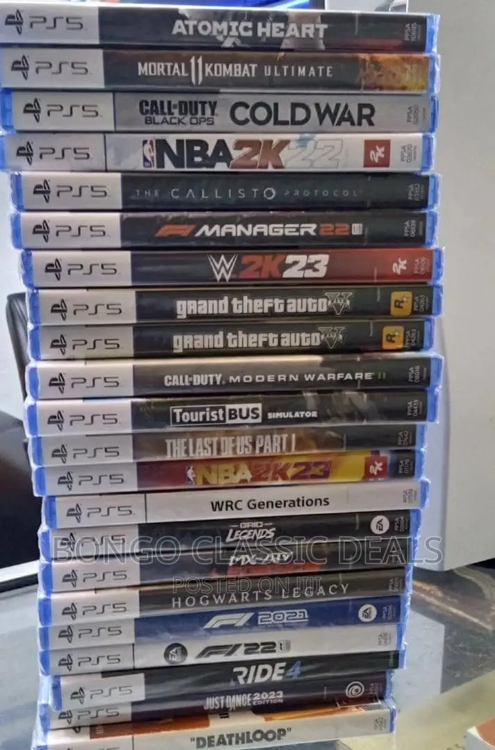 Ps4,Ps5 Cds Brand New in Ilala Video Games, Bongo Dealstz Jiji.co.tz