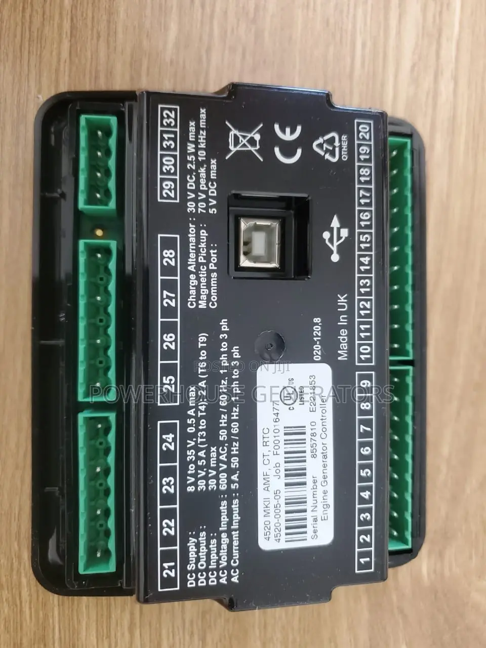 Generator Control Panel
