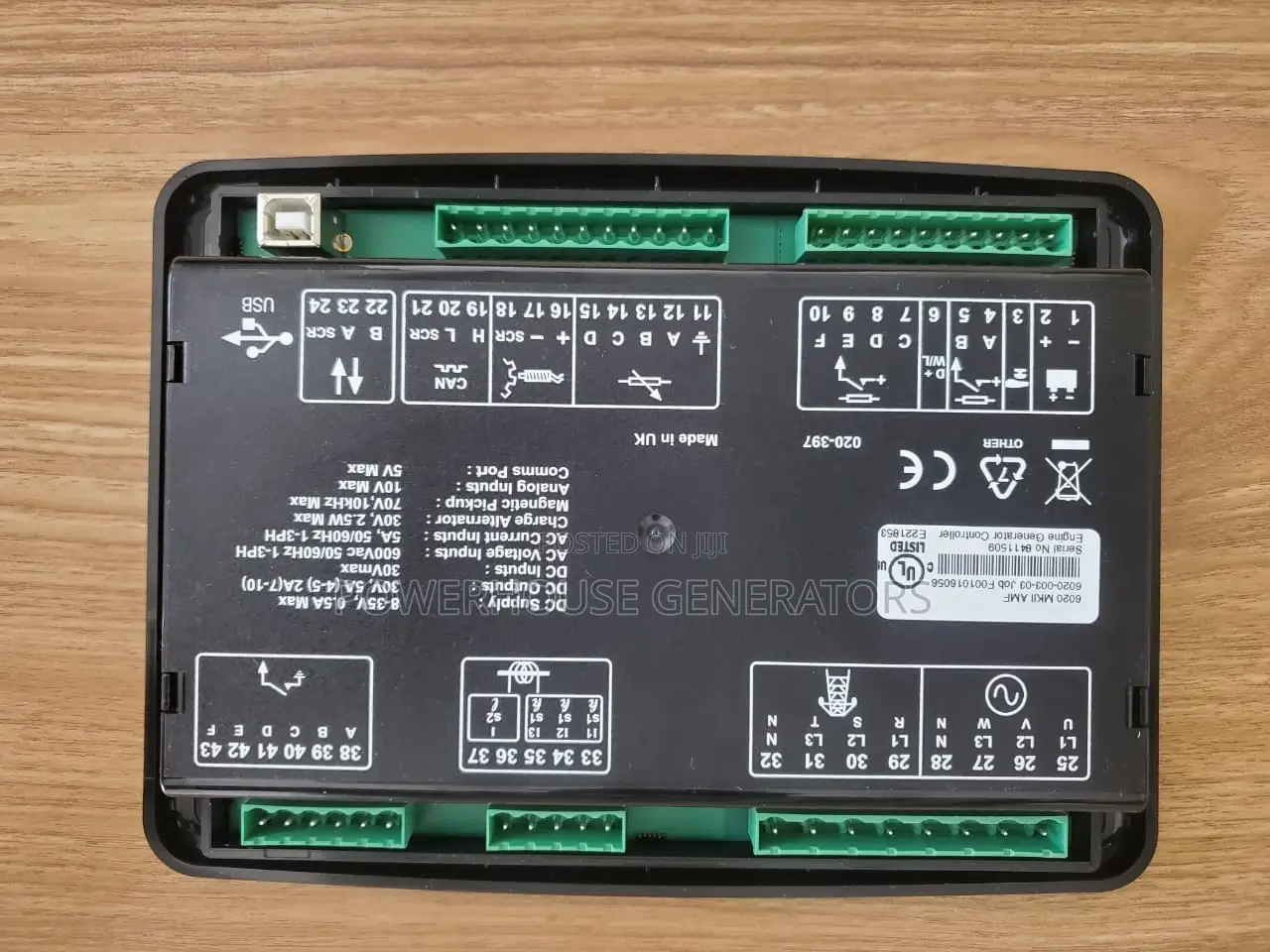 Generator Control Panel