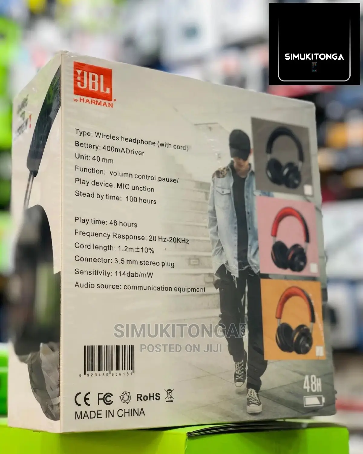 Jbl Tune J-08 Wireless Headphone Org.