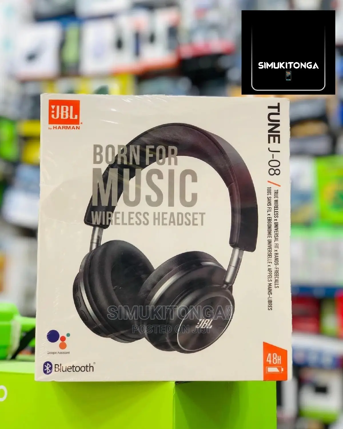 Jbl Tune J-08 Wireless Headphone Org.