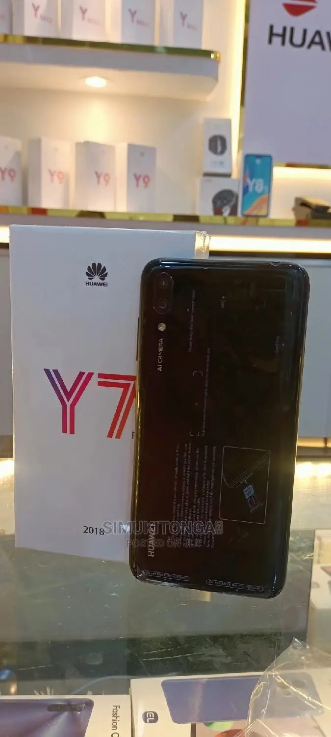 New Huawei Y7 Prime 64 GB Black