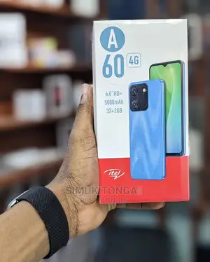 New Itel A60 4G 32 GB Black