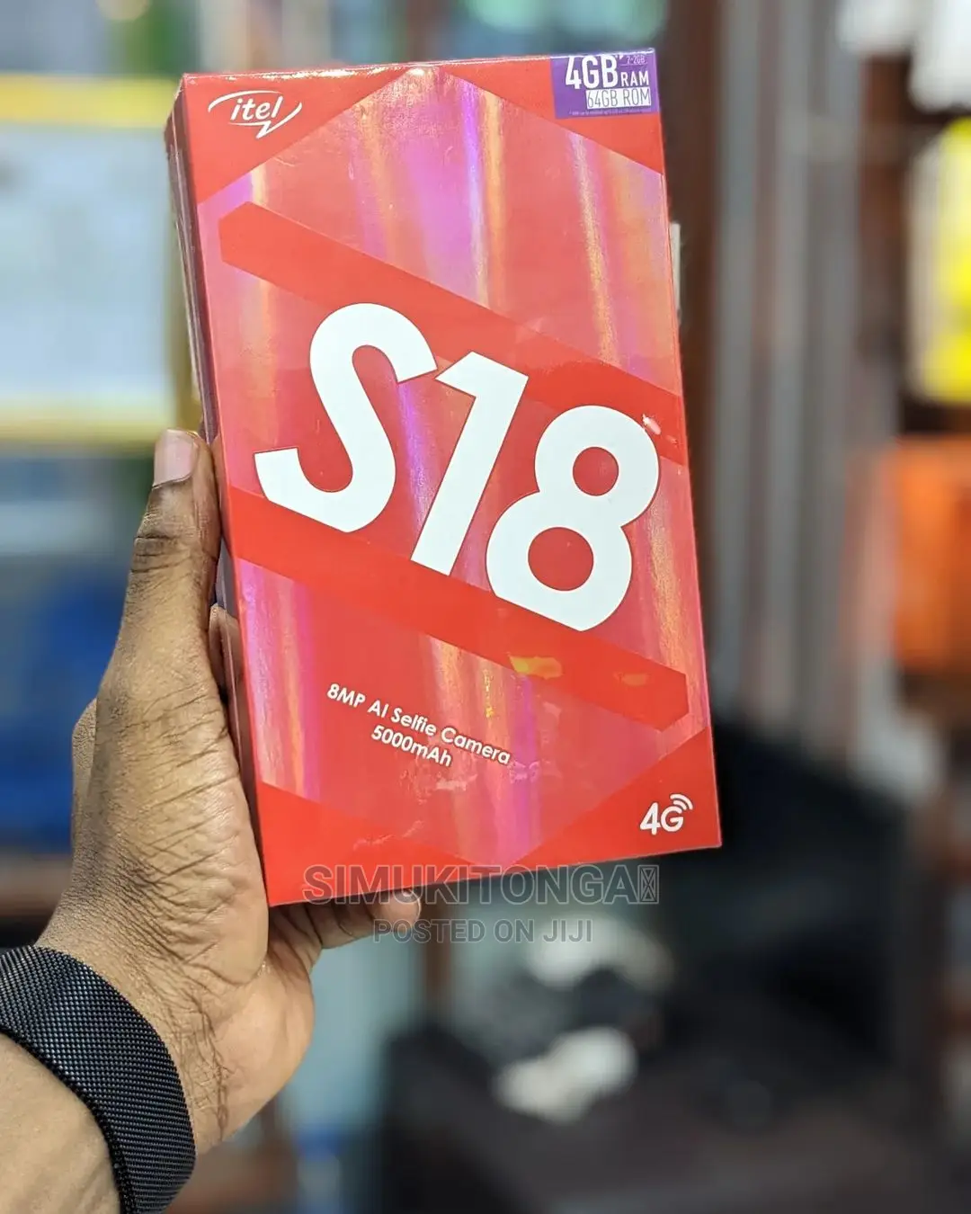 New Itel S18 64 GB Black