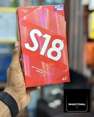 New Itel S18 64 GB Black