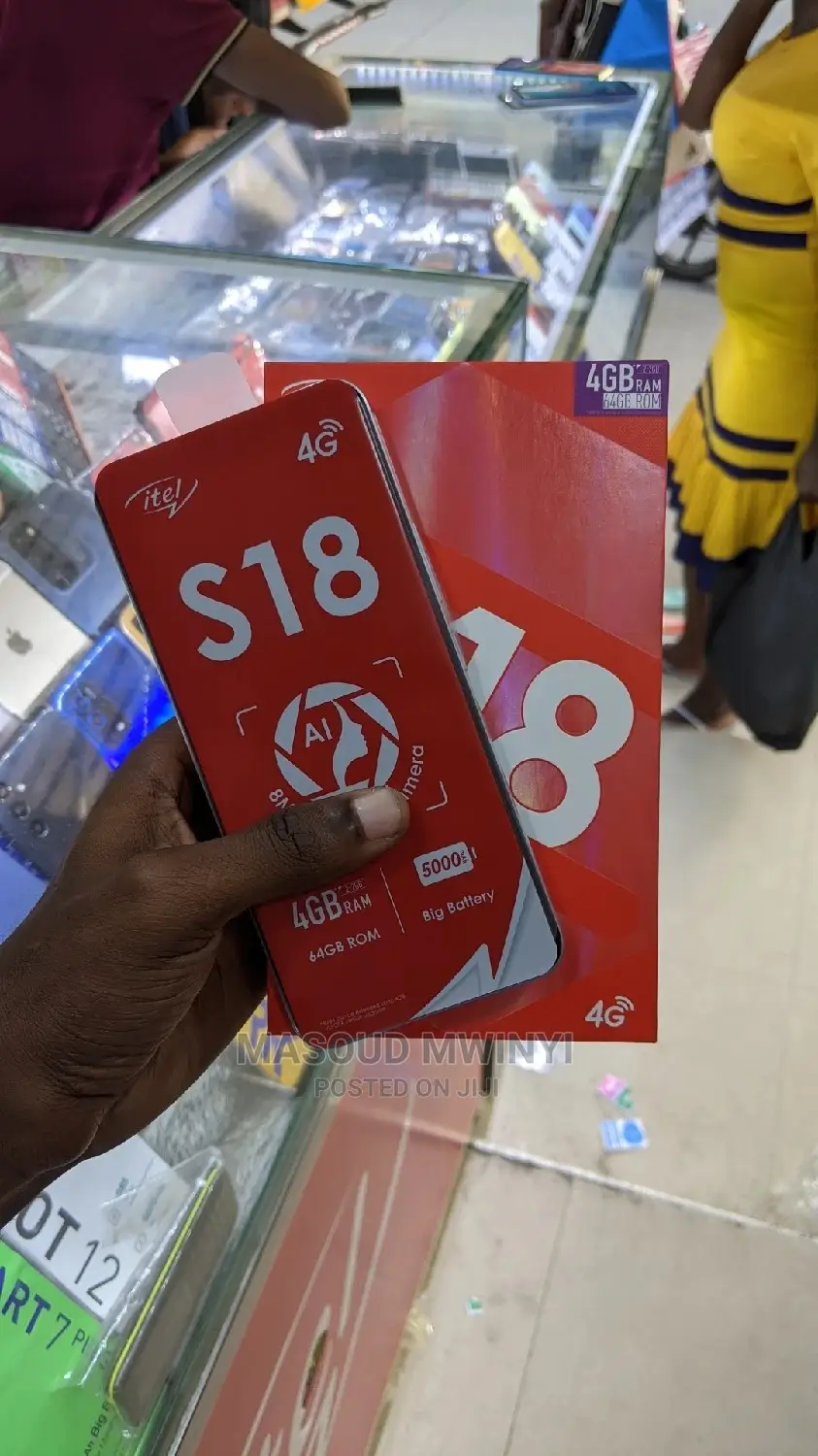 New Itel S18 64 GB Red