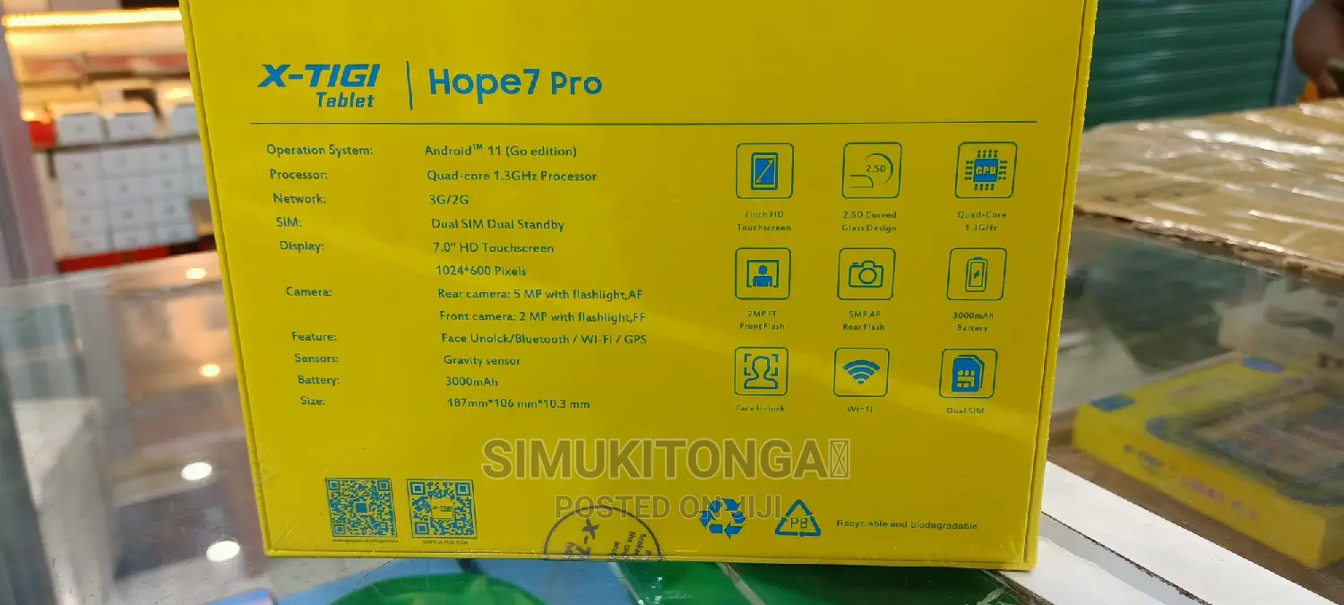 New X-Tigi Hope 7 LTE 32 GB Black