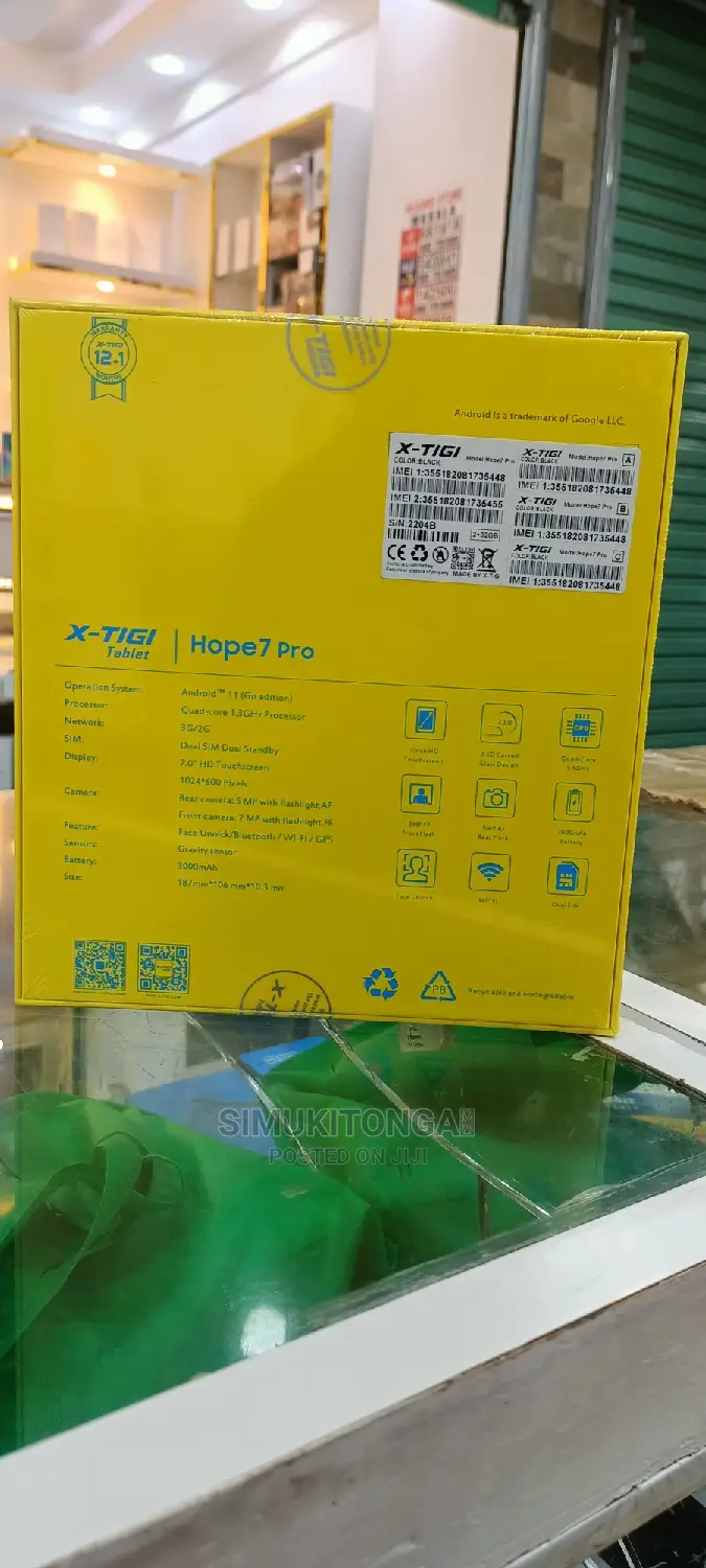 New X-Tigi Hope 7 LTE 32 GB Black