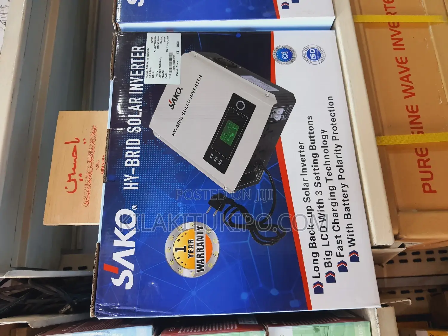Sako Hybrid Solar Inverter 2kva/24v/Ac/Dc