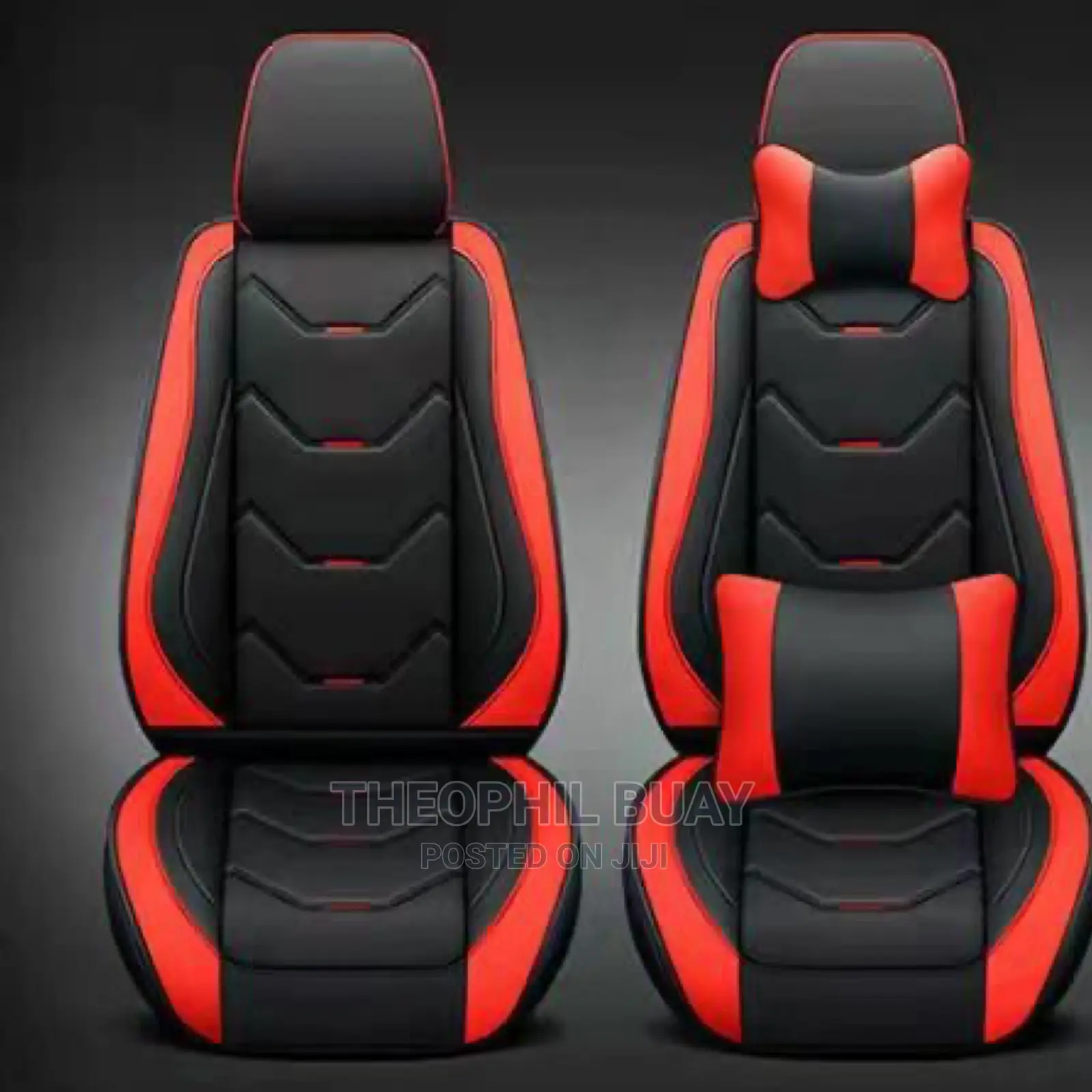 Car Seat Cover Red Black in Ilala Vehicle Parts & Accessories, The Next Jiji.co.tz