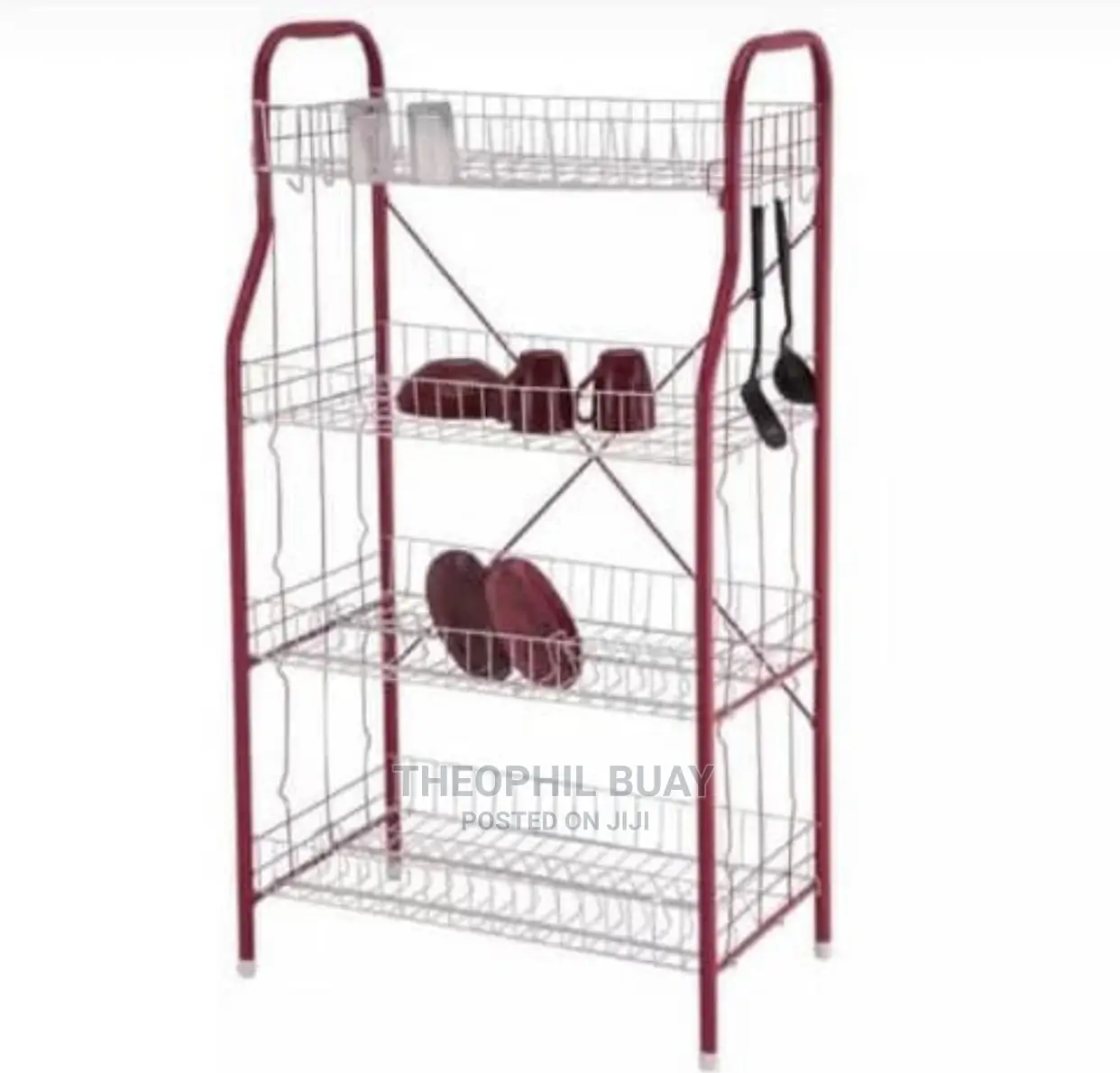 Kitchen Rack Ngazi Nne Kubwa