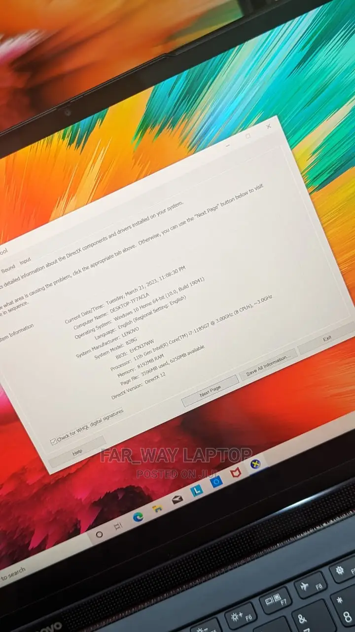 New Laptop Lenovo ThinkPad Yoga 8GB Intel Core I7 SSD 512GB