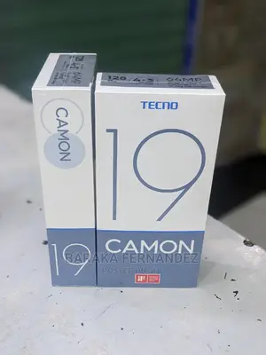 New Tecno Camon 19 128 GB Black