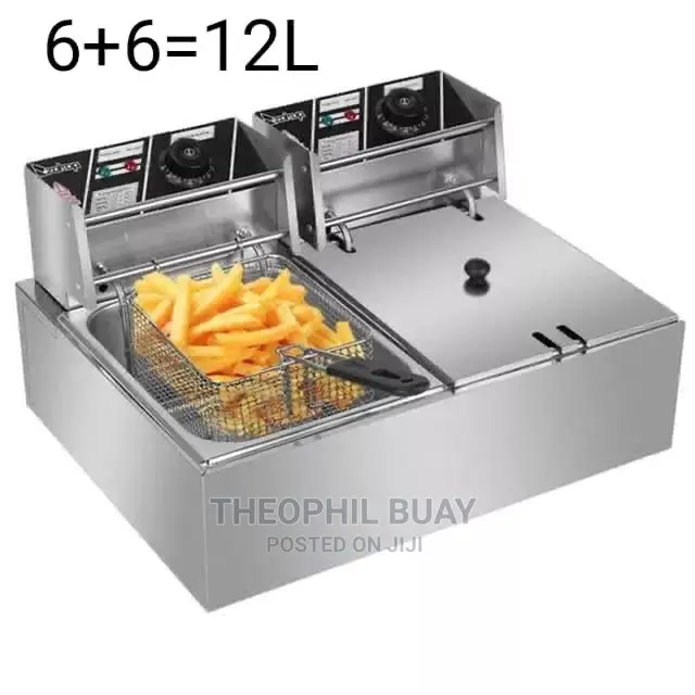 Double Electric Deep Fryer 6+6 L