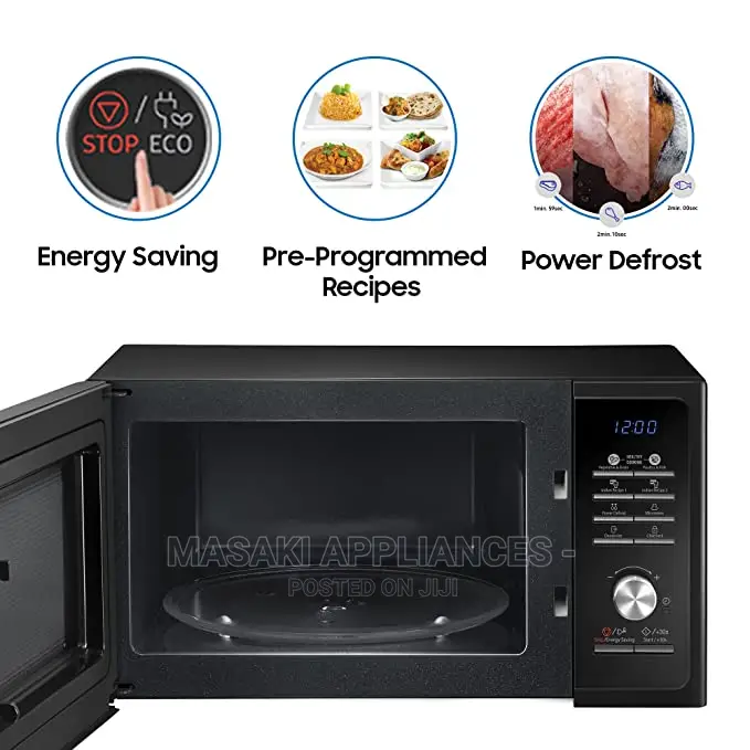 Samsung MS23F301TAK Solo Microwave Oven 800W 23 Liter Black