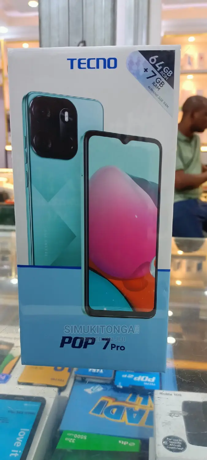 New Tecno Pop 7 Pro 64 GB Blue