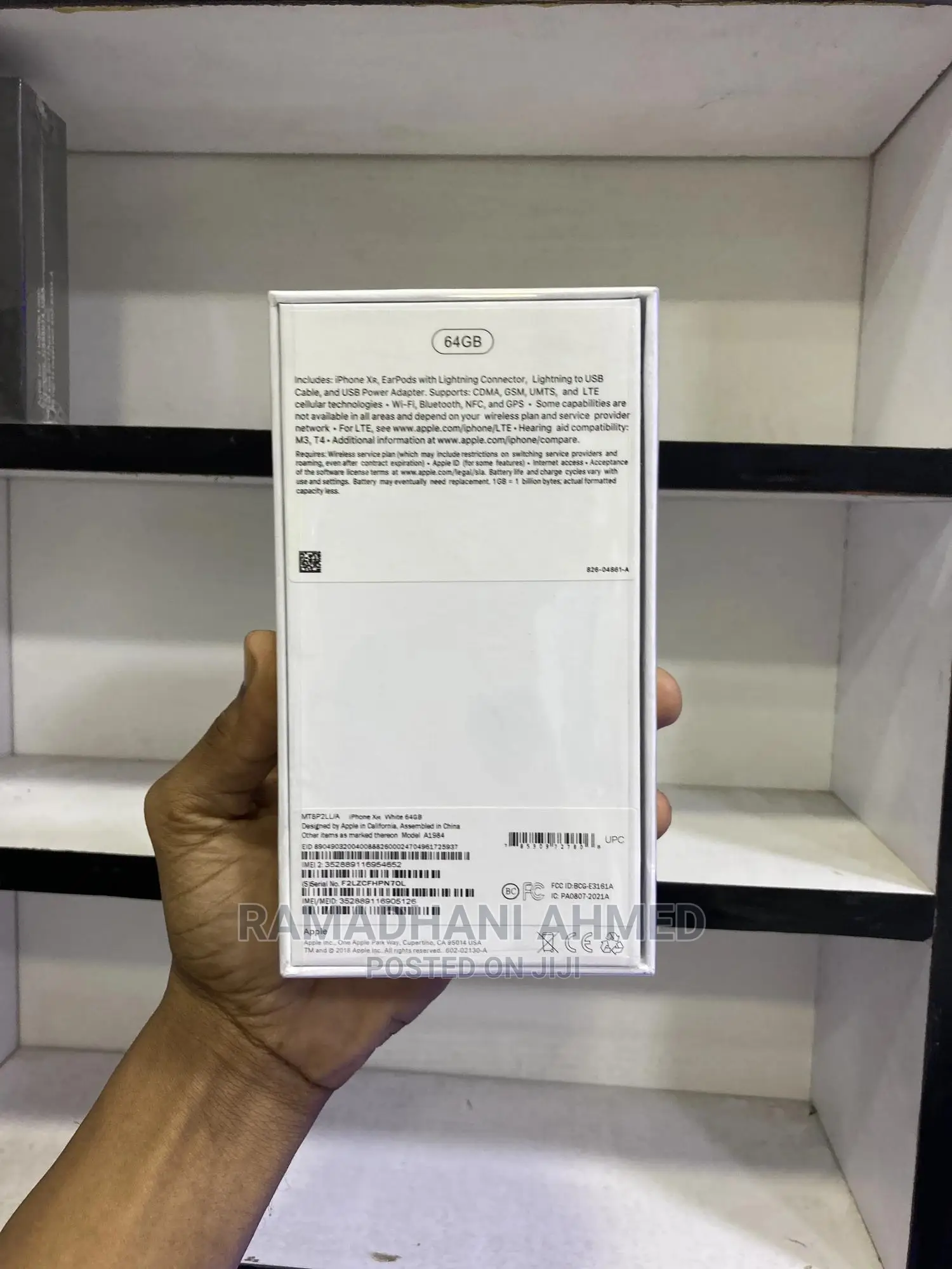 New Apple iPhone XR 64 GB White