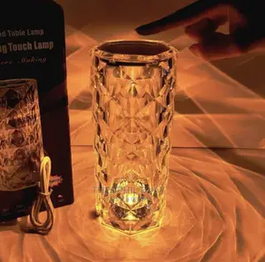 Rose Diamond Decor Table Lamp