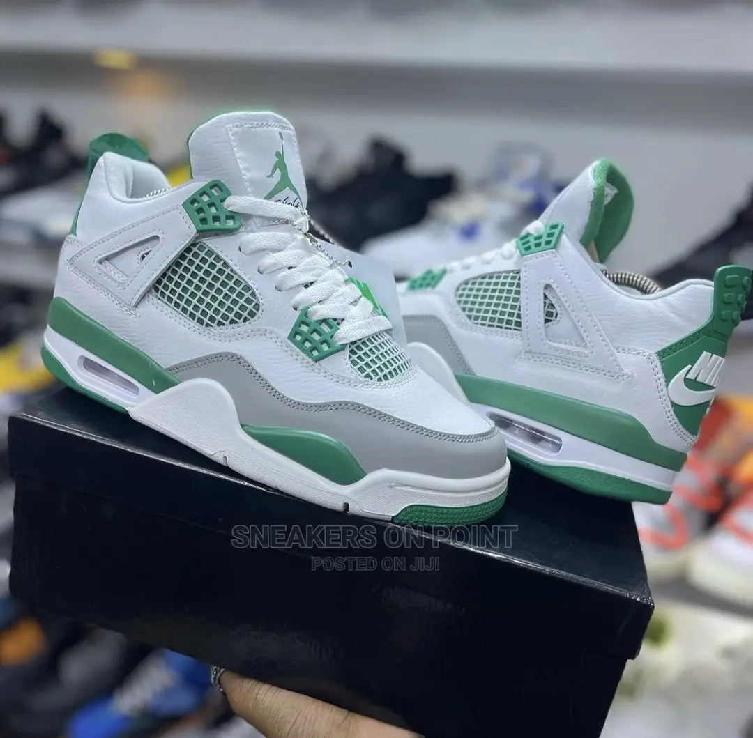 New Air Jordan 4 Pine Green