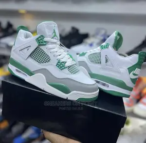 New Air Jordan 4 Pine Green