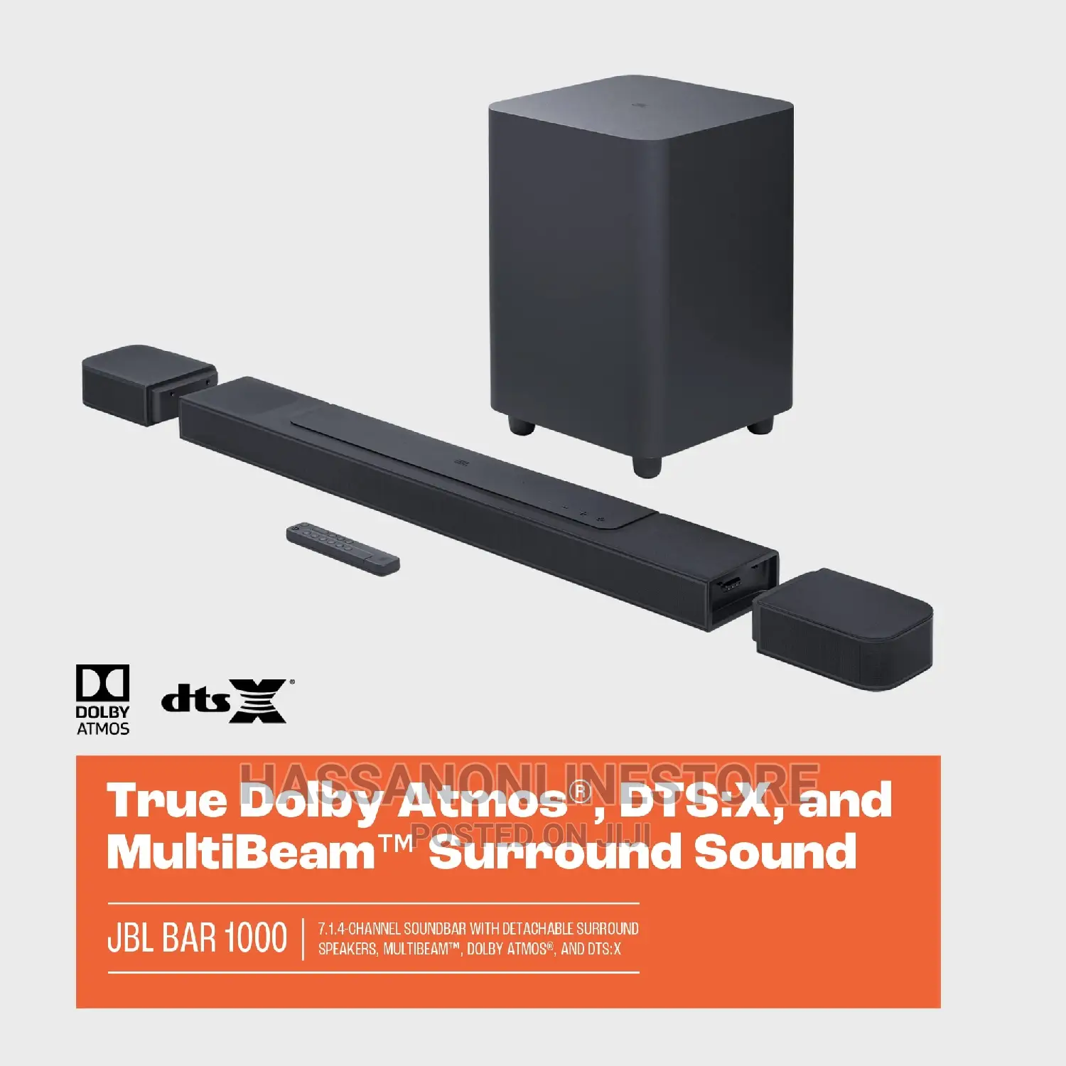 JBL Bar 1000 880w 7.1.4-Channel Dolby Atmos Soundbar