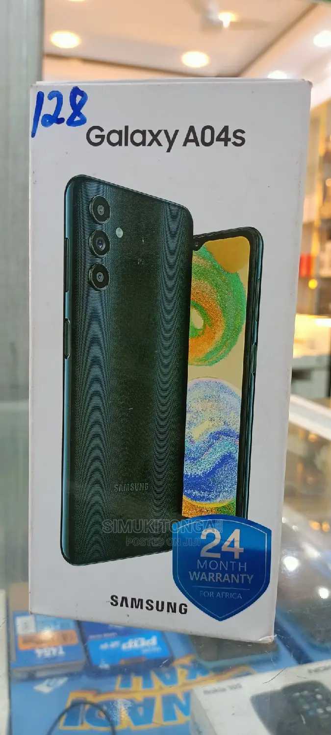 New Samsung Galaxy A04s 128 GB Black