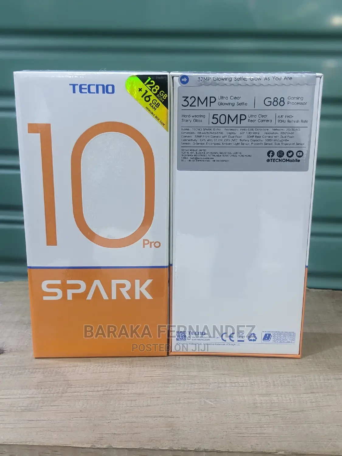 New Tecno Spark 10 Pro 128 GB Black