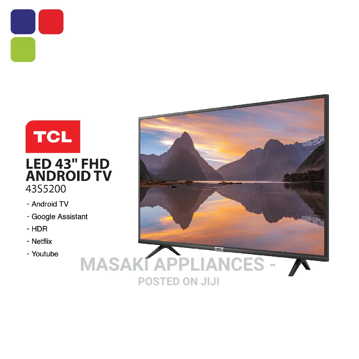 43s5200 TCL Led Screen Size 43 Full Hd