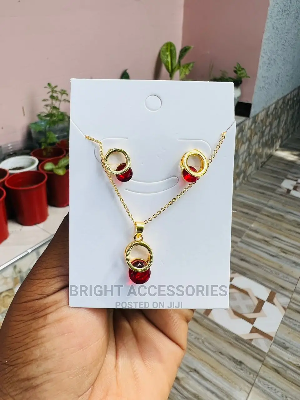 Necklace With Earrings