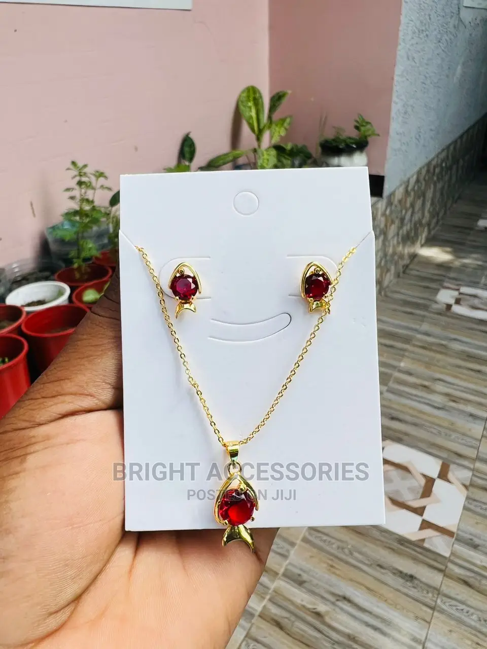 Necklace With Earrings