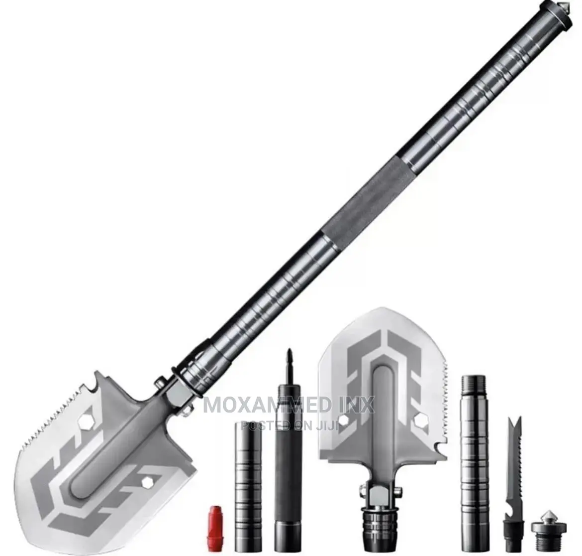 Multifunctional Folding Shovel Military Grade Hoe 67cm