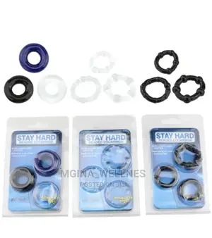 3 in 1pack Reusable Penis Rings for Better Sex Performance