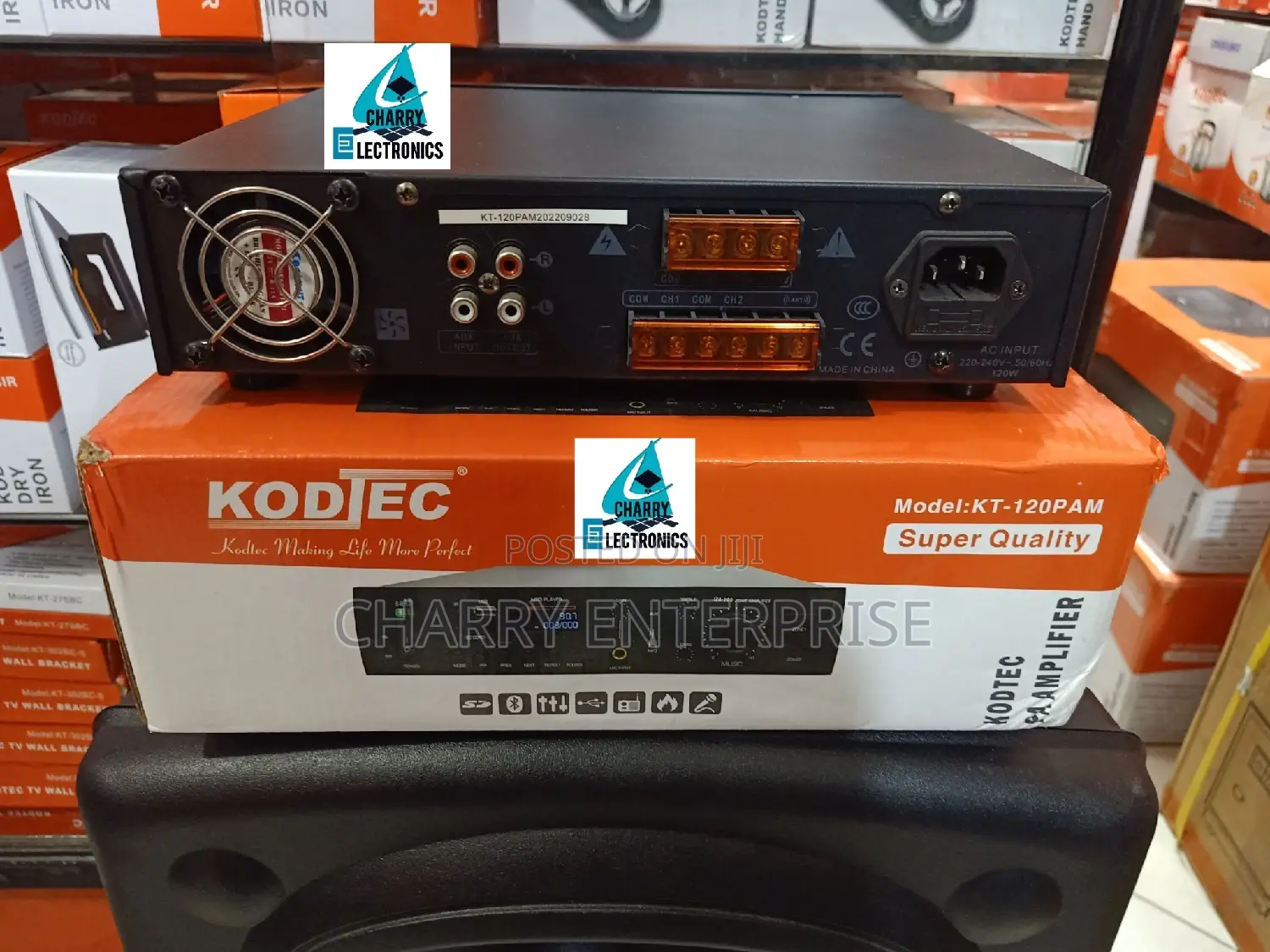 Kodtec Ac/Dc Powerful Amplifier With Equalizer 120w Speaker4