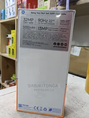 New Tecno Spark 9T 128 GB Black