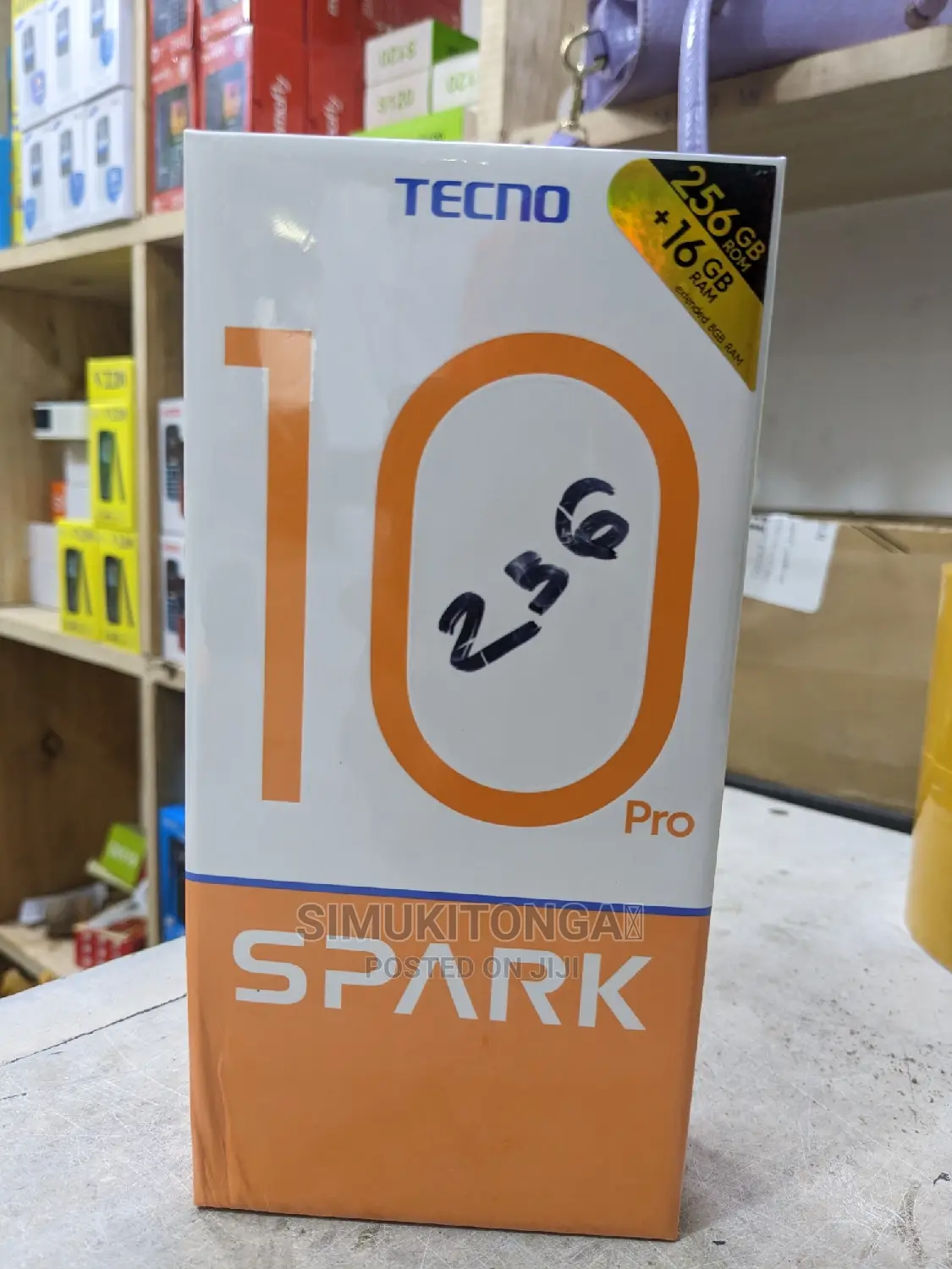 New Tecno Spark 10 Pro 256 GB Black