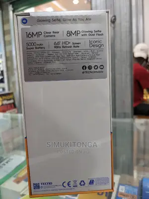 New Tecno Spark 10C 128 GB Black