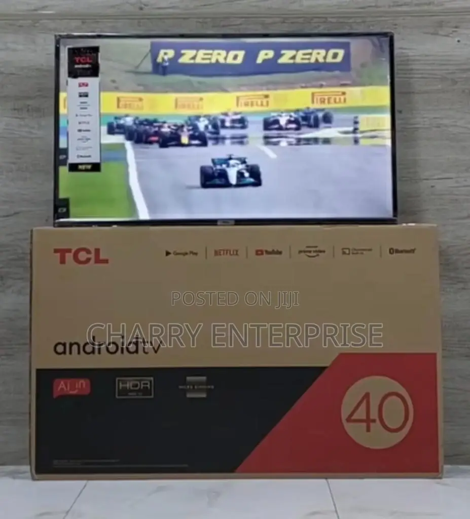 TCL Smart Android Tv 40 Inch Chrome Castbuilt -In